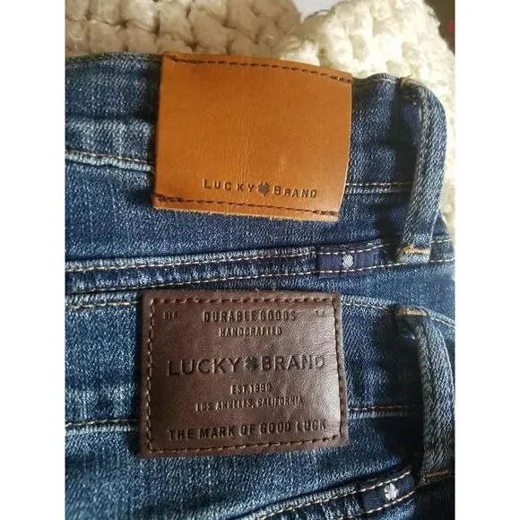 Lucky Brand Women's Mid Rise Sweet Straight Jeans 28W x 32L Tanzanite